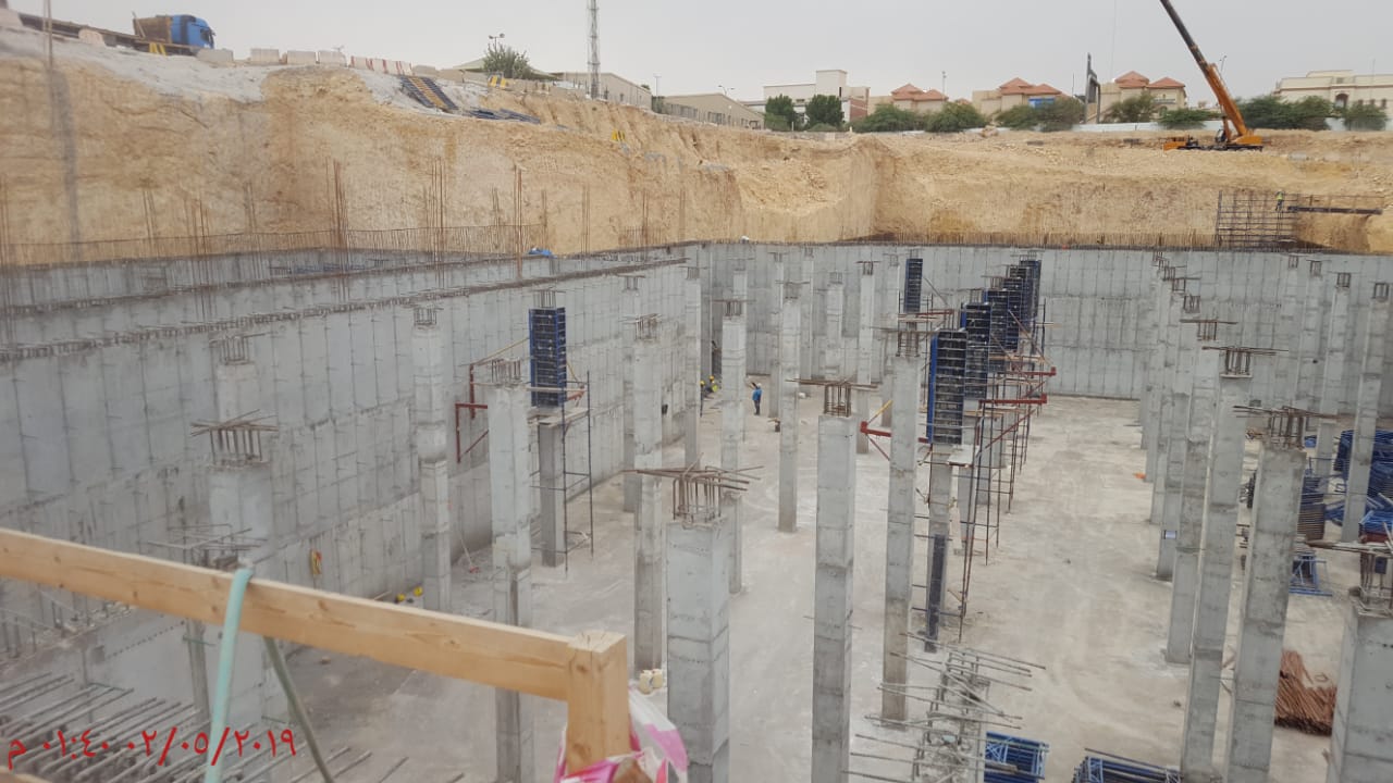Water Tank Construction Progress